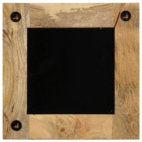 Spiegel 50x50 cm massief mangohout 5