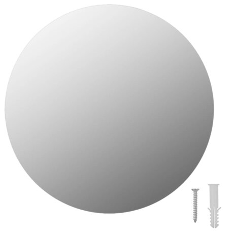 Spiegel rond frameloos 30 cm glas 2