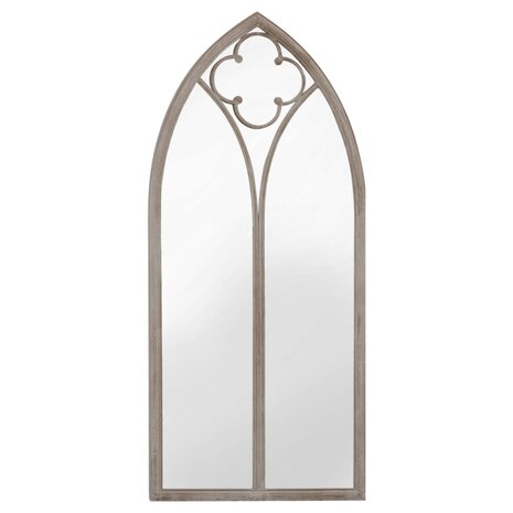 Spiegel 100x45 cm ijzer zandkleurig 2