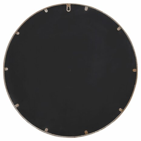 Spiegel rond 60x4 cm ijzer zandkleurig 4