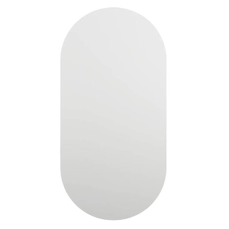 Spiegel met LED-verlichting 40x20 cm glas ovaal 5