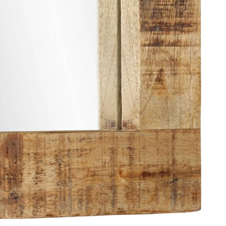 Spiegel 70x50 cm massief mangohout en glas 6