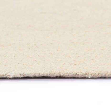 Placemats 4 st rond 38 cm katoen natuurlijk  4