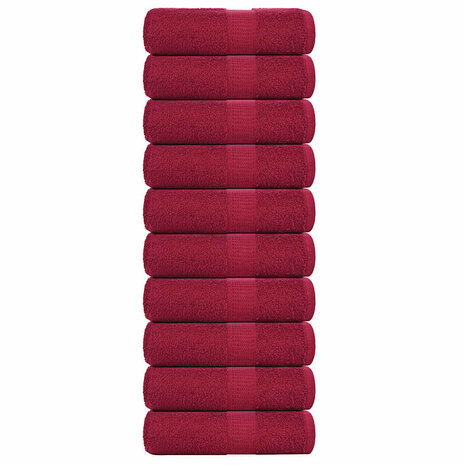 Gastendoekjes FROGN 10 st 30x50 cm 360 g/m&sup2; bordeaux 1