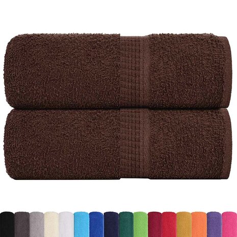 Gastendoekjes FROGN 2 st 30x50 cm 360 g/m&sup2; bruin 2