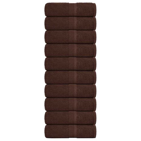 Gastendoekjes FROGN 10 st 30x50 cm 360 g/m&sup2; bruin 1