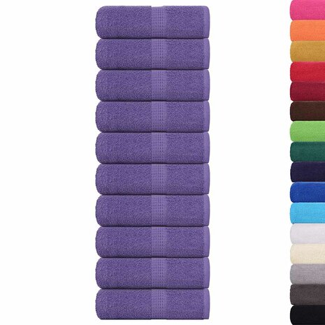 Gastendoekjes FROGN 10 st 30x50 cm 360 g/m&sup2; paars 2