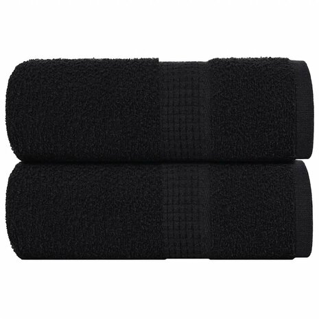 Gastendoekjes FROGN 2 st 30x50 cm 360 g/m&sup2; zwart 1