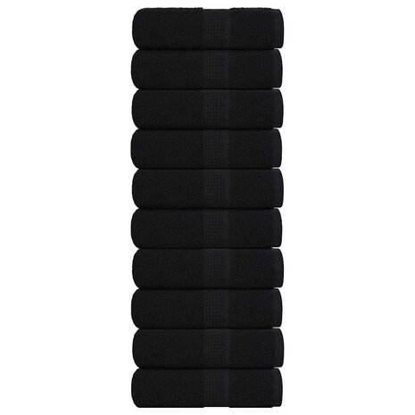 Gastendoekjes FROGN 10 st 30x50 cm 360 g/m&sup2; zwart 1
