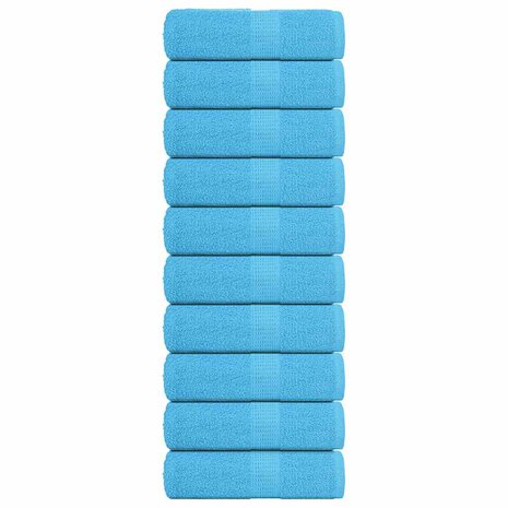 Gastendoekjes FROGN 10 st 30x50 cm 360 g/m&sup2; turquoise 1