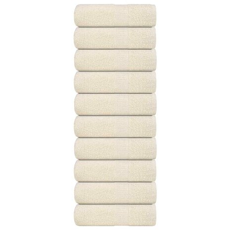 Gastendoekjes FROGN 10 st 30x50 cm 360 g/m&sup2; cr&egrave;me 1