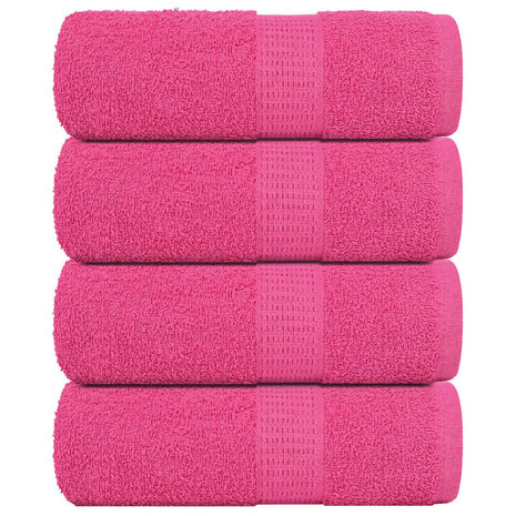 Gastendoekjes FROGN 4 st 30x50 cm 360 g/m&sup2; roze 1