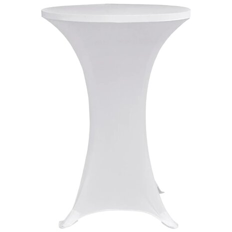 Statafelhoes 4 st stretch &Oslash;80 cm wit 4