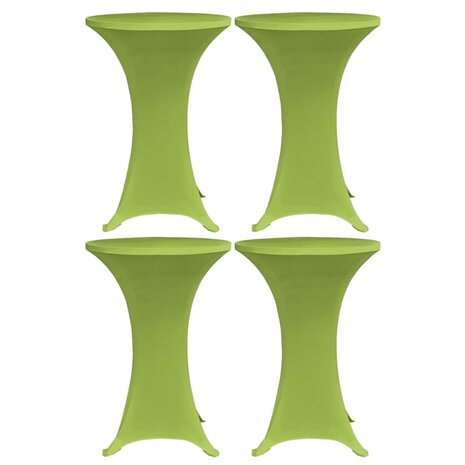 Tafelhoes stretch 4 st 80 cm groen 1
