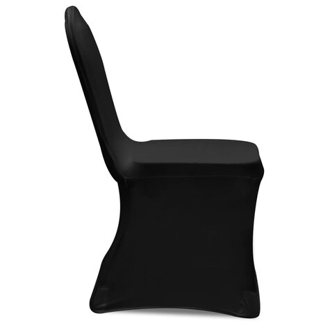 Hoes voor stoelen 50 stuks (zwart) 3