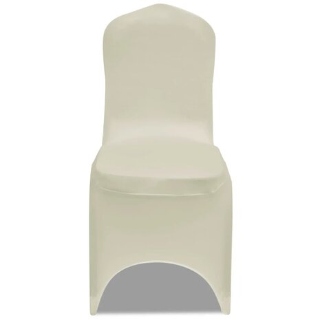 Stoelhoezen stretch cr&egrave;me 100 st 2