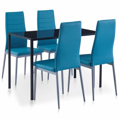 5-delige Eethoek blauw 1