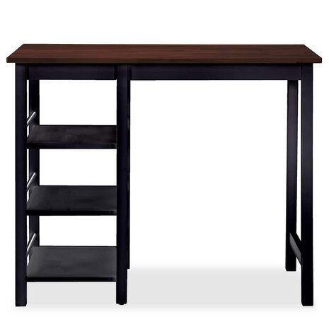 3-delige Barset MDF zwart 5