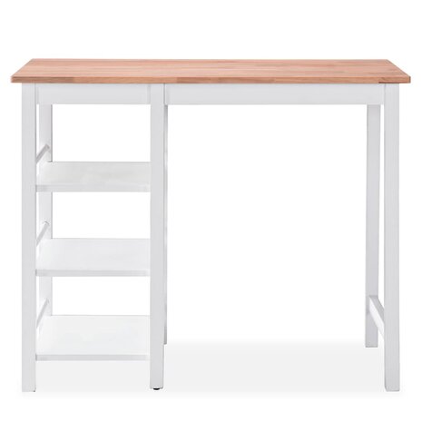 3-delige Barset MDF wit 5