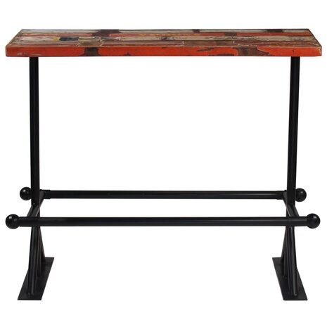 5-delige Barset massief gerecycled hout meerkleurig 3