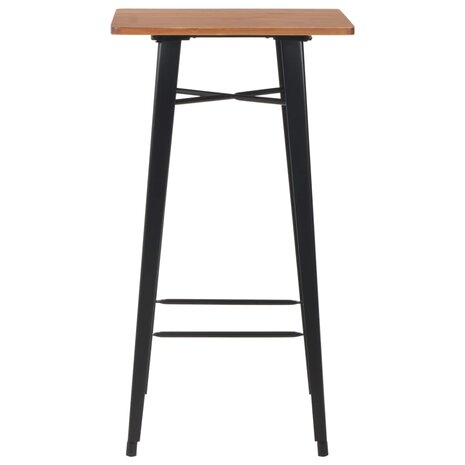 3-delige Barset staal zwart 3