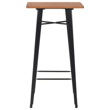 3-delige Barset staal zwart 3