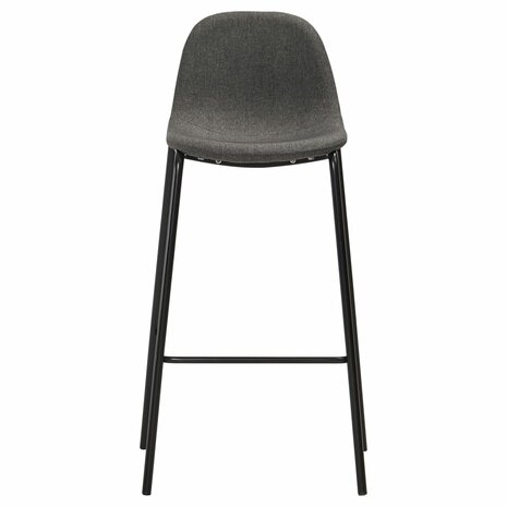 5-delige Barset stof donkergrijs 9