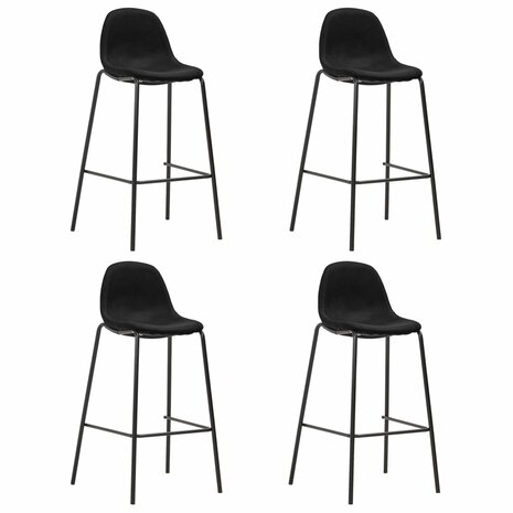 5-delige Barset stof zwart 7