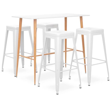 5-delige Barset wit 1
