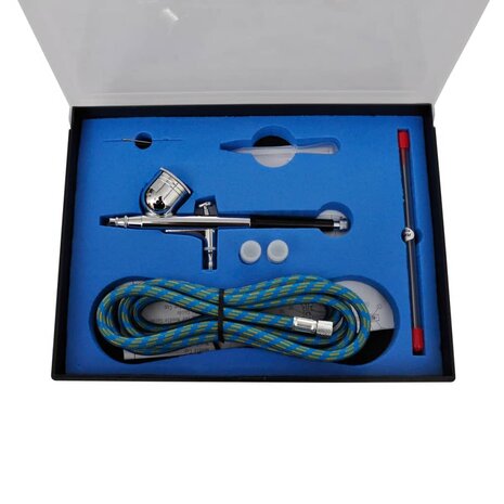 Airbrush Compressorset met 3 pistolen  4