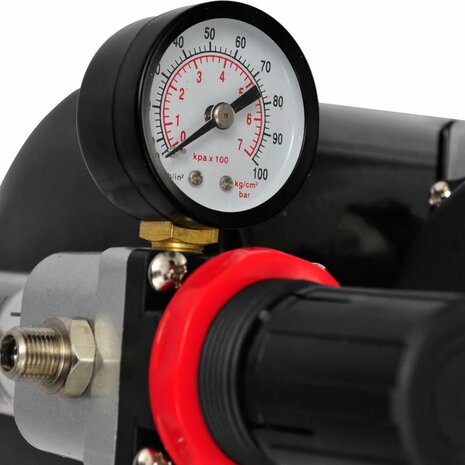 Airbrush Compressorset met 3 pistolen  6