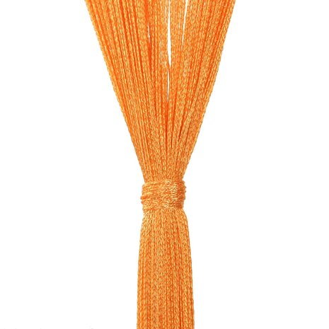 Koordgordijnen 2 st 140x250 cm oranje 7