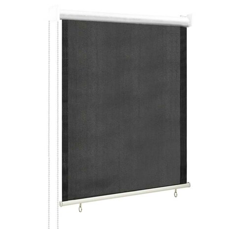 Rolgordijn voor buiten 65(B)x140(H) cm antracietkleurig 1