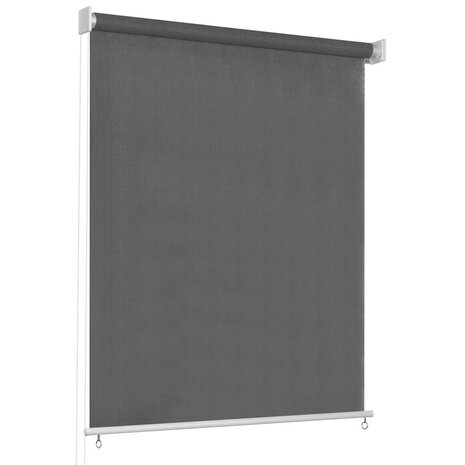 Rolgordijn voor buiten 65(B)x230(H) cm antracietkleurig 1