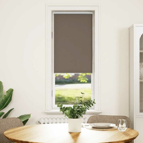 Rolgordijn verduisterend koffie 45x130 cm stofbreedte 40,7 cm 1