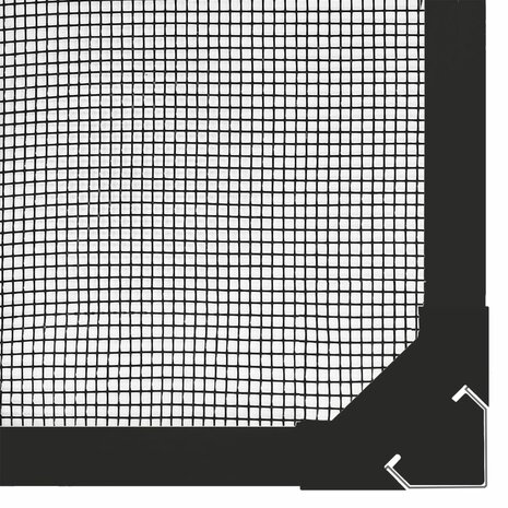 Insectenhor voor ramen magnetisch 80x140 cm antracietkleurig 5