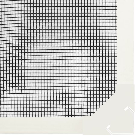 Insectenhor voor ramen magnetisch 80x120 cm wit 5