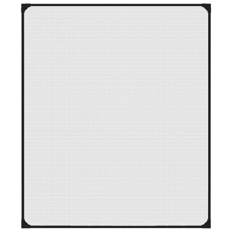 Insectenhor voor ramen magnetisch 100x120 cm antracietkleurig 3