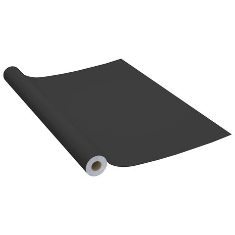 Meubelfolie zelfklevend 500x90 cm PVC zwart 2