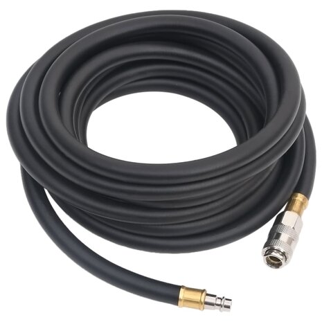 Luchtslang hybride 0,6'' 2 m rubber en pvc zwart 3