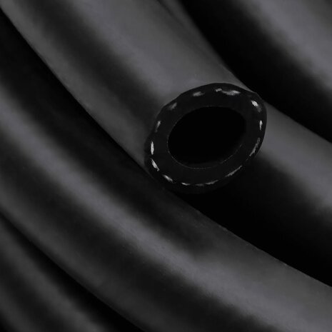 Luchtslang hybride 0,6'' 5 m rubber en PVC zwart 6