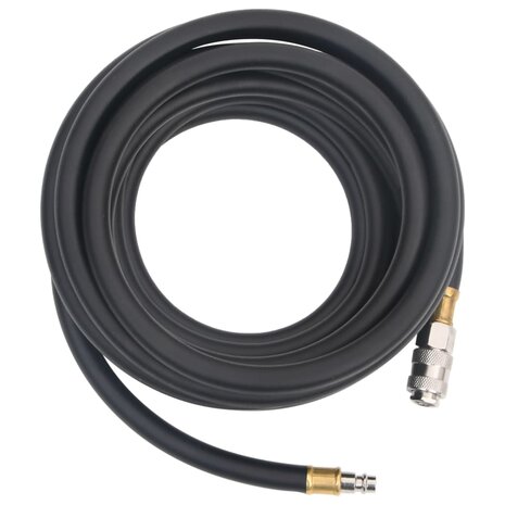 Luchtslang hybride 0,6'' 5 m rubber en PVC zwart 4