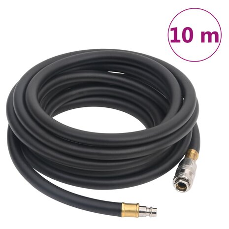 Luchtslang hybride 0,6'' 10 m rubber en PVC zwart 1