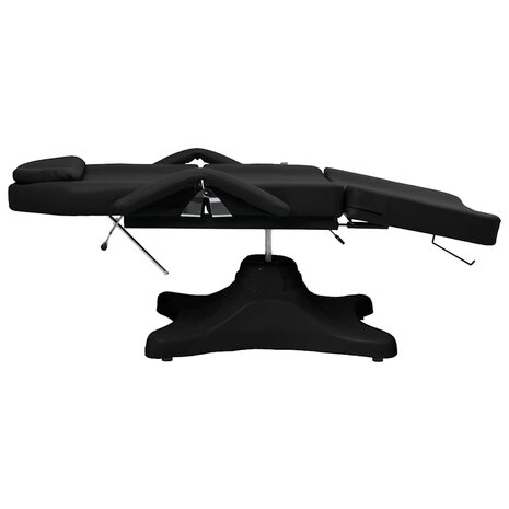 Massagetafel 180x62x(86,5-118) cm zwart 4