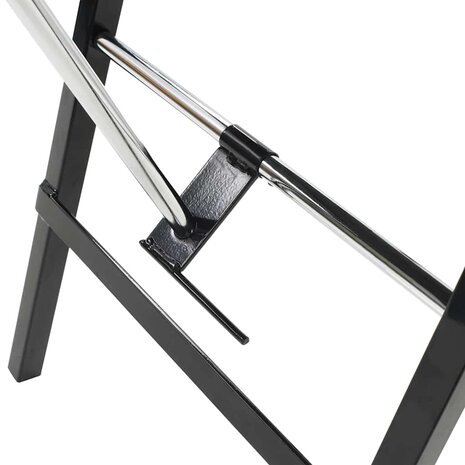 Behandelingsstoel voor gezicht 185x78x76 cm kunstleer zwart 6
