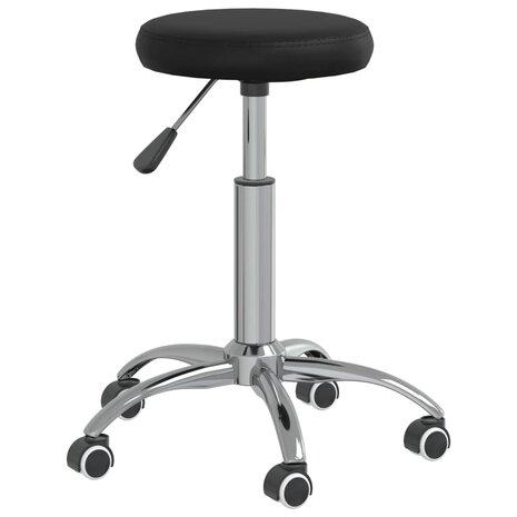 Massagekruk kunstleer zwart 2