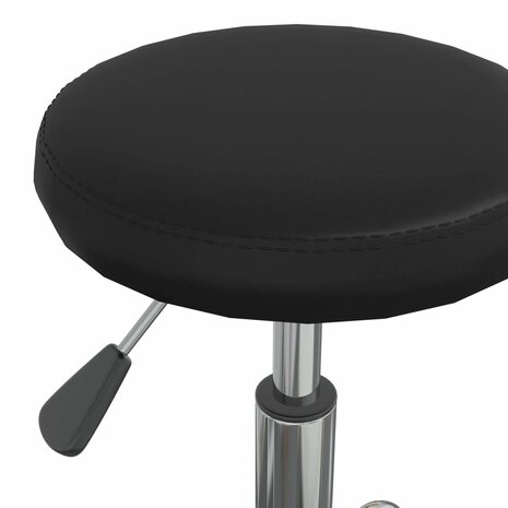 Massagekruk kunstleer zwart 5
