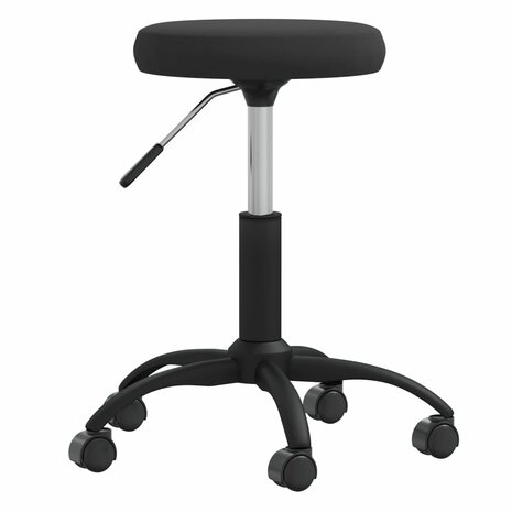 Massagekruk fluweel zwart 1