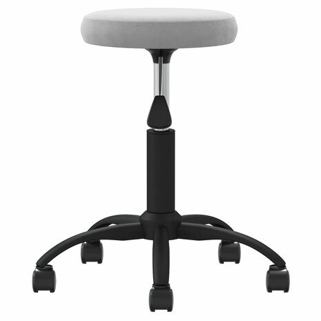 Massagekruk fluweel lichtgrijs 3