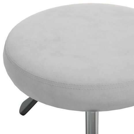Massagekruk fluweel lichtgrijs 5